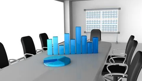Financial analysis Illustrazione stock