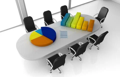 Financial analysis Illustrazione stock