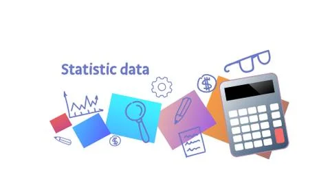 Financial analysis information statistic data concept finance business strategy Stock Illustration