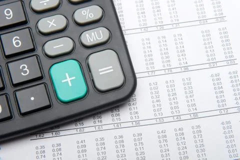 Financial analysis Stock Photos