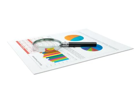 Financial analysis Stock Photos