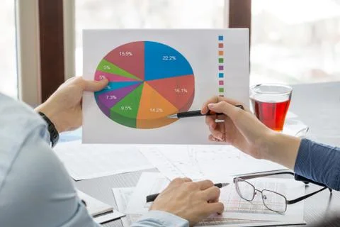 Financial analysis Stock Photos