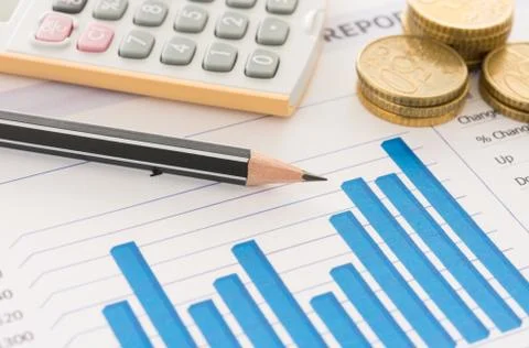 Financial analysis Stock Photos