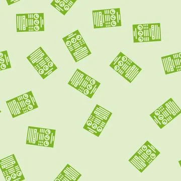 Financial analysis report glyph vector seamless pattern 스톡 일러스트