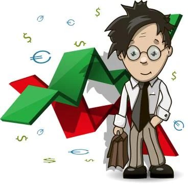 Financial Analyst Stock Illustration