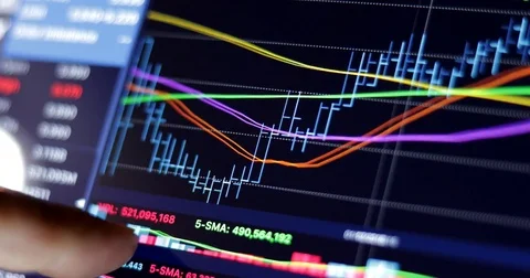 Financial analyst on the tablet Stock Footage 79549959