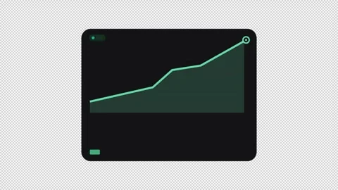 Financial Analytics Dashboard Animation with Transaction Chart UI 스톡 동영상 332675628