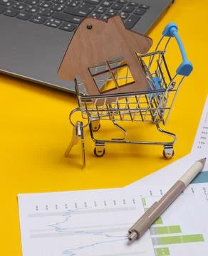 Financial analytics Stockfoto's