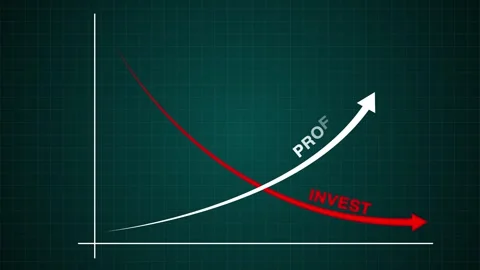 Financial analytics report lines map declining investment market asset valu.. Stock Footage 340998590