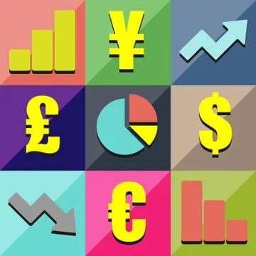 Financial and Currency Stock-Illustration