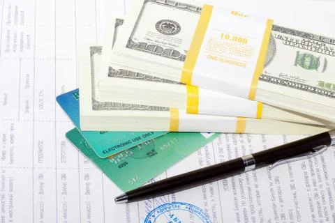 Financial bacground Stock Photos