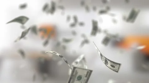 Financial Background With a Dollars Vídeos de archivo 68757723