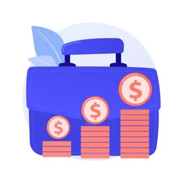 Financial benefit vector concept metaphor Stock Illustration