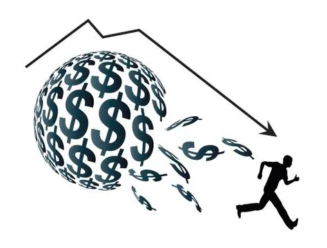 Financial Bubble Illustrazione stock