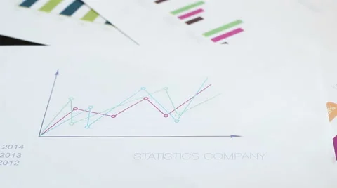 Financial Business Graph Stock Footage 41506568