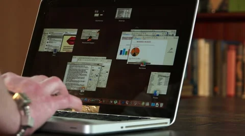 Financial calculations on a computer Stock Footage 47075687