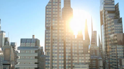 Financial center Stockbeeldmateriaal 37030928