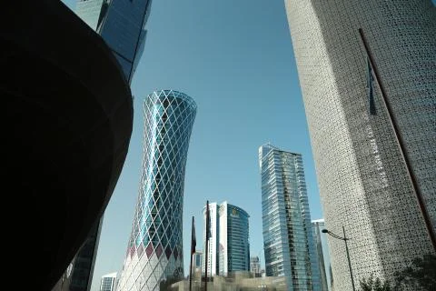 Financial centre of Doha, Qatar Stock-Fotos