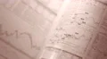 Financial chart background in sepia, LOOP, 4k - Ultra HD. 4k or 4k+ Resolution