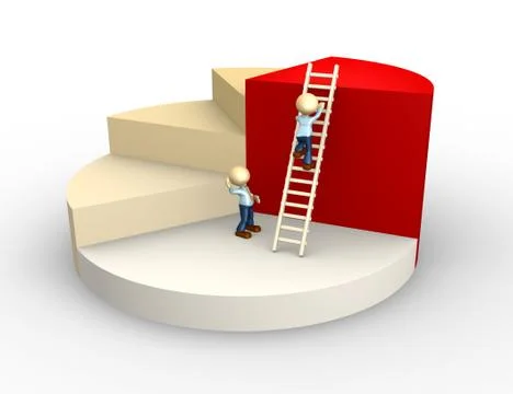 Financial chart Stock Illustration