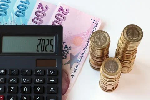 Financial concept for 2025 Stock Photos