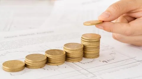 Financial concept Stock Photos