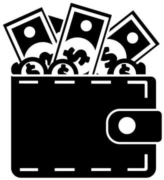 The financial concept of wealth. Flat vector illustration. Stock Illustration