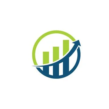Financial consulting logo vector template Stock Illustration
