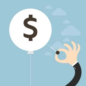 Financial Crisis Concept Stock Illustration