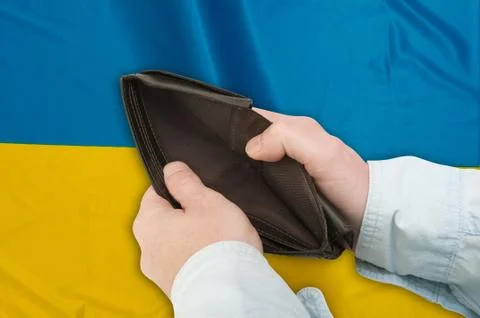 Financial Crisis in Ukraine Stock Photos