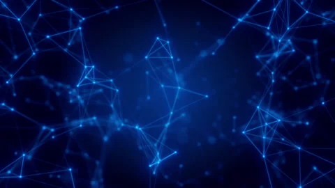 Financial crypto services structural dark background Stock Footage 233487108