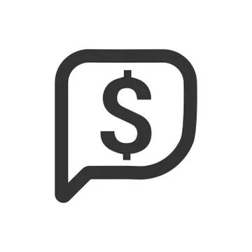 Financial Customer Support Icon Stock Illustration