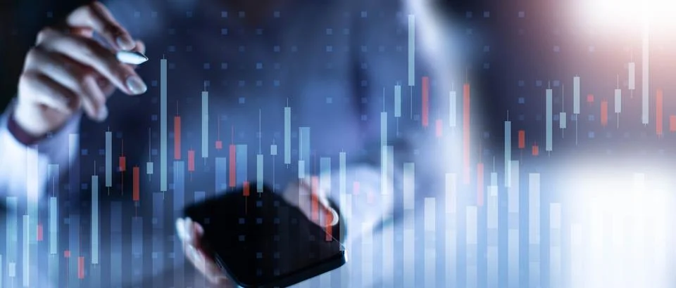 Financial Data Analysis and Performance Tracking Visualization. 스톡 사진