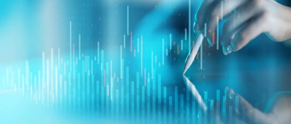 Financial Data Analysis and Performance Tracking Visualization. Stockfoto's