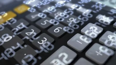 Financial Data and Calculations Background in 4K Stock Footage 319884990