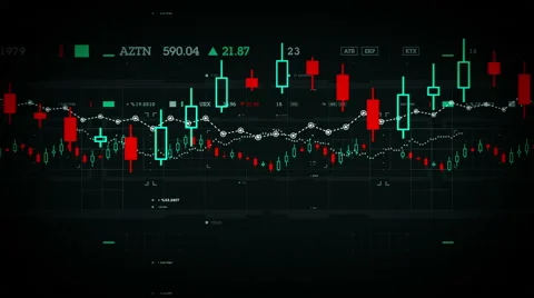 Financial Data Dolly Black Stock Footage 61044708