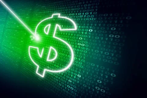 Financial Data 스톡 일러스트