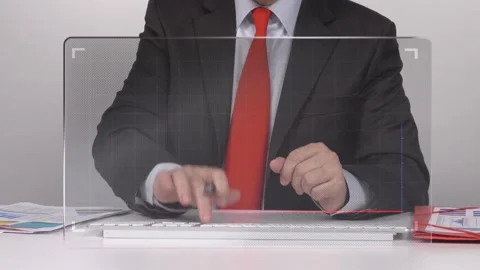 Financial Data In Office  Stock Footage 200733206