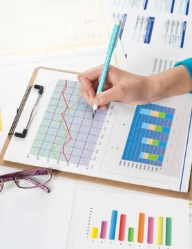 Financial data Stock Photos
