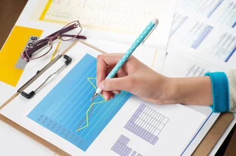 Financial data Stock Photos