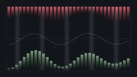 Financial Data Visualization: Stock Market Trends, Analytics, and Growth Char Stock Footage 346660481