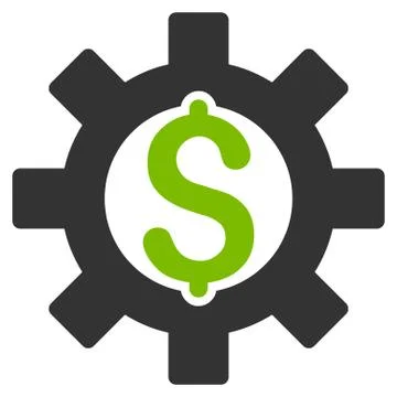 Financial Development Flat Vector Icon Illustrazione stock