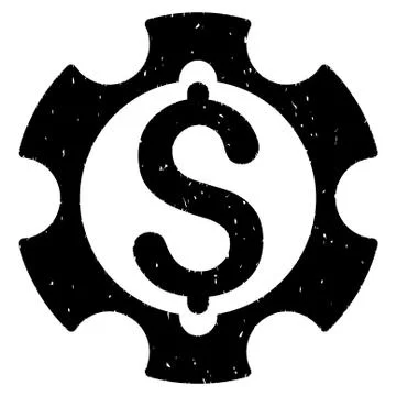 Financial Development Grainy Texture Icon 스톡 일러스트