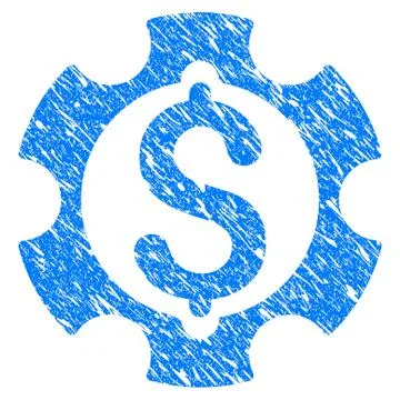 Financial Development Grunge Icon Stock Illustration
