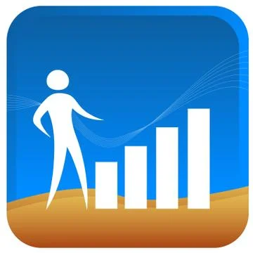 Financial development Stock Illustration