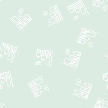 Financial diagram line seamless pattern Stock Illustration