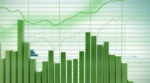 Financial diagrams Stock Footage 8562060