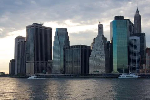 Financial District Eastern Skyline Stock Photos
