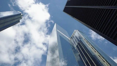 Financial District Stock Footage 127769873