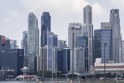 Financial district 스톡 사진